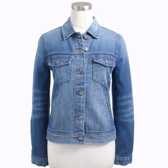 J.Crew Factory Classic Denim Jacket - Size XS - Picture 3 of 11